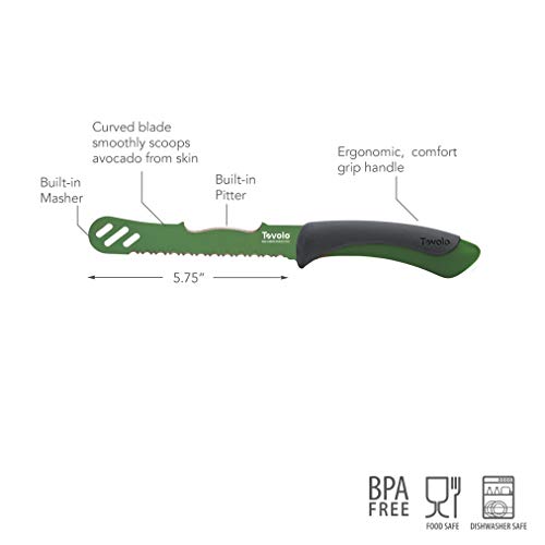 Image of Tovolo, Knife Avocado Comfort Grip Pesto 5.75In, 1 Each