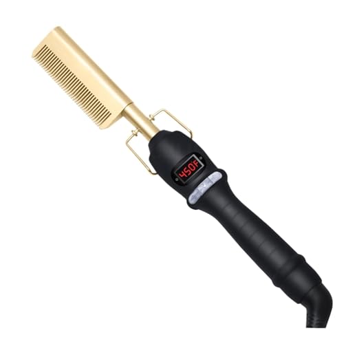 Cepillo alisador con LCD para cabello miniatura 1