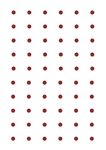 Vama fashions Maroon Round Velvet Bindi for Ladies (Maroon Sticker for Women 4mm)