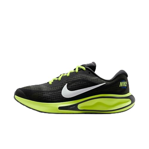 Nike Scarpe da Corsa Journey Run, Black White Volt Antracite, 45 EU