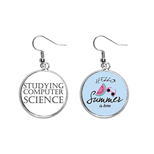 Pendientes de sandía divertidos el regalo ideal para estudiantes de informática