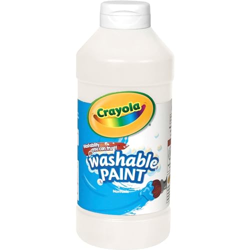 Image of Crayola Washable Kids Paint, White, 16oz