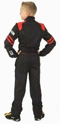 SIMPSON LY23271 Legend II Youth Suit (Med Black/Red)