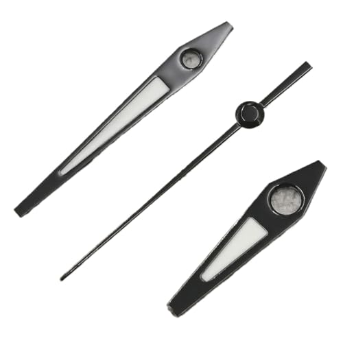 Aiguille de montre de précision noir gris pour calibre NH35 4R 7S