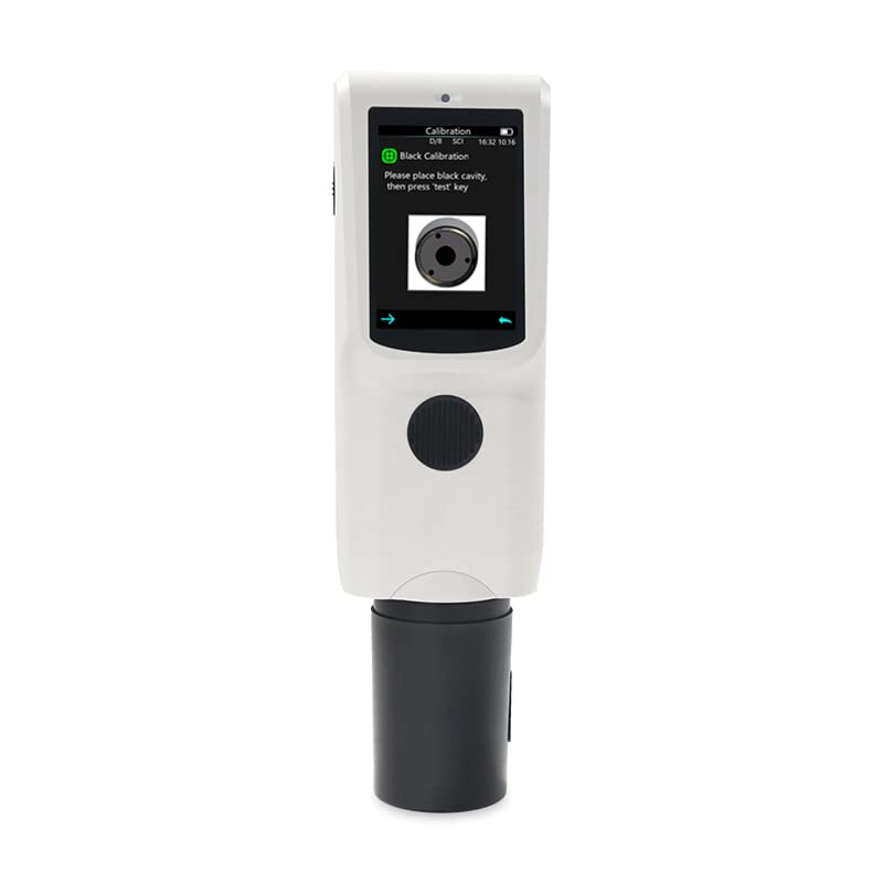 Paint Spectrocolorimeter Colorimeter Color Meter for Paint Plasic Printing with Aperture 8mm D/8 SCI Mode Double Row 24 Groups Wavelength Range 400 to 700nm