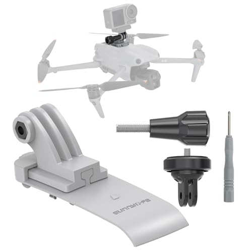 Staffa per fotocamera di estensione superiore per Gopro Hero 10/9/8 per DJI Action 2 Insta360 Go 2/1 Adattatore sportivo Supporto Morsetto Kit di espansione per DJI Mini 3 Pro Drone Accessori