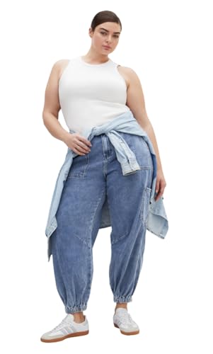 City Chic PLUS SIZE IONA LIGHT WASH JEAN
