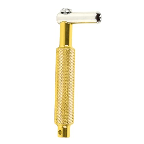 Metal Drum Key Tool, Knurled Drum Wrench Drum Tuning Key for Adjusting Drums and Gongs Percussion Instruments (WE22 Gold)