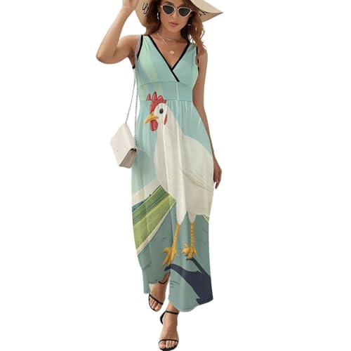 Why Did The Chicken Crossed The Road Casual Dresses for