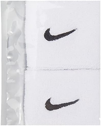NIKE WRISTBAND SWOOSH WHITE/BLACK