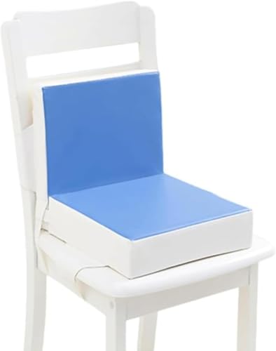 Ghbunuz ベビー高さ調整パッド ダイニングチェアクッション 子供 小学生 ダイニングテーブルチェア ポータブル ホームダイニングテーブル ダイニングチェア プレースマット、子供用クッション、背もたれ付き、シートクッション、幼児用チェアクッション、防水