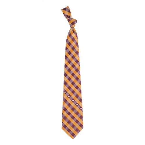 Eagles Wings Virginia Tech Hokies Check Poly Necktie