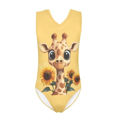 Image of Xpyiqun Bathing Suits for Girls 3-14 Kids Summer One Piece Swimwear Beach Sport Sleeveless Swimsuits Athletic