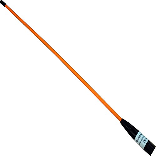 Outdoor Dog Supply Whippy 14" Extended Range Flexible Antenna (SMA-Standard Connection, Orange)