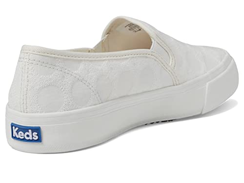 Image of Keds Womens Double Decker Canvas Slip On Sneakers Shoes Casual - Black