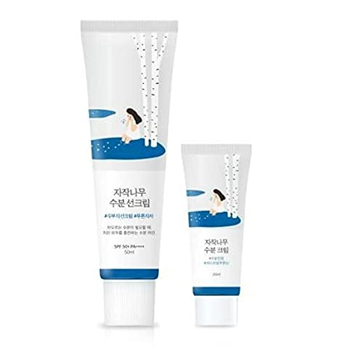 ROUND LAB Birch Juice Moisturizing Sun Cream 50ml + 20ml Cream set