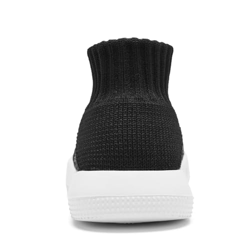 Image of Eashi Baby Boy Girl Non-Skid Indoor Infant Walking Shoes Breathable Warm Elastic Sock Shoes with Memory Sole Protect Toes Outdoor Sneakers