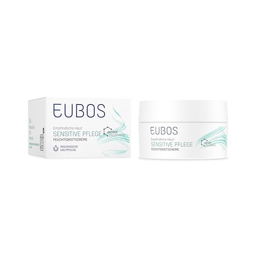 Eubos Sensitive crema hidratante facial activa que alivia la tirantez y protege el cutis