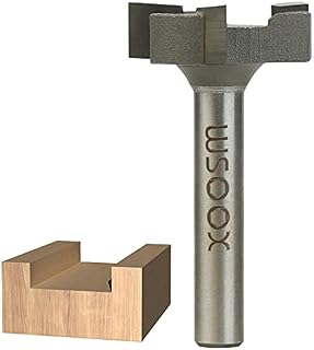 WSOOX CNC Spoilboard Surfacing Router Bit, 1/4 Inch Shank Slab Flattening Planing Bits 1'' Cutting Diameter Carbide Planer Bit Woodworking Router Tool