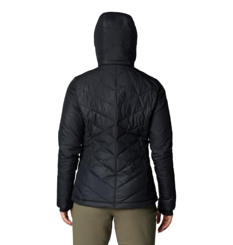 Image of Columbia Women's Omni-Heat Reflective Heavenly Hooded Hiking & Trekking Down Standard Length Jacket