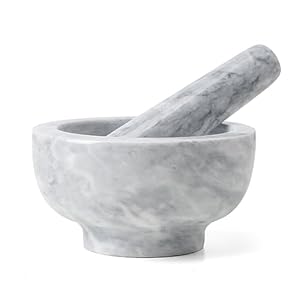 Zonte PM-11 Marble Mortar & Pestle Set
