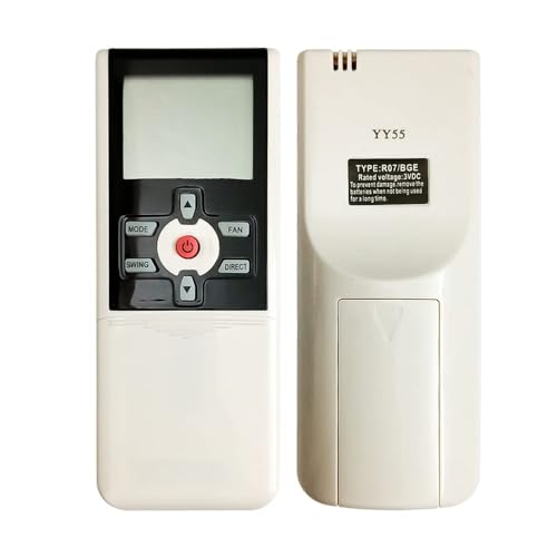 Image of VHM 5 Years Warranty Ac Remote Compatible for Voltas ac Remote R07 /BGE Vertis Split Air Conditioner (YY-55)