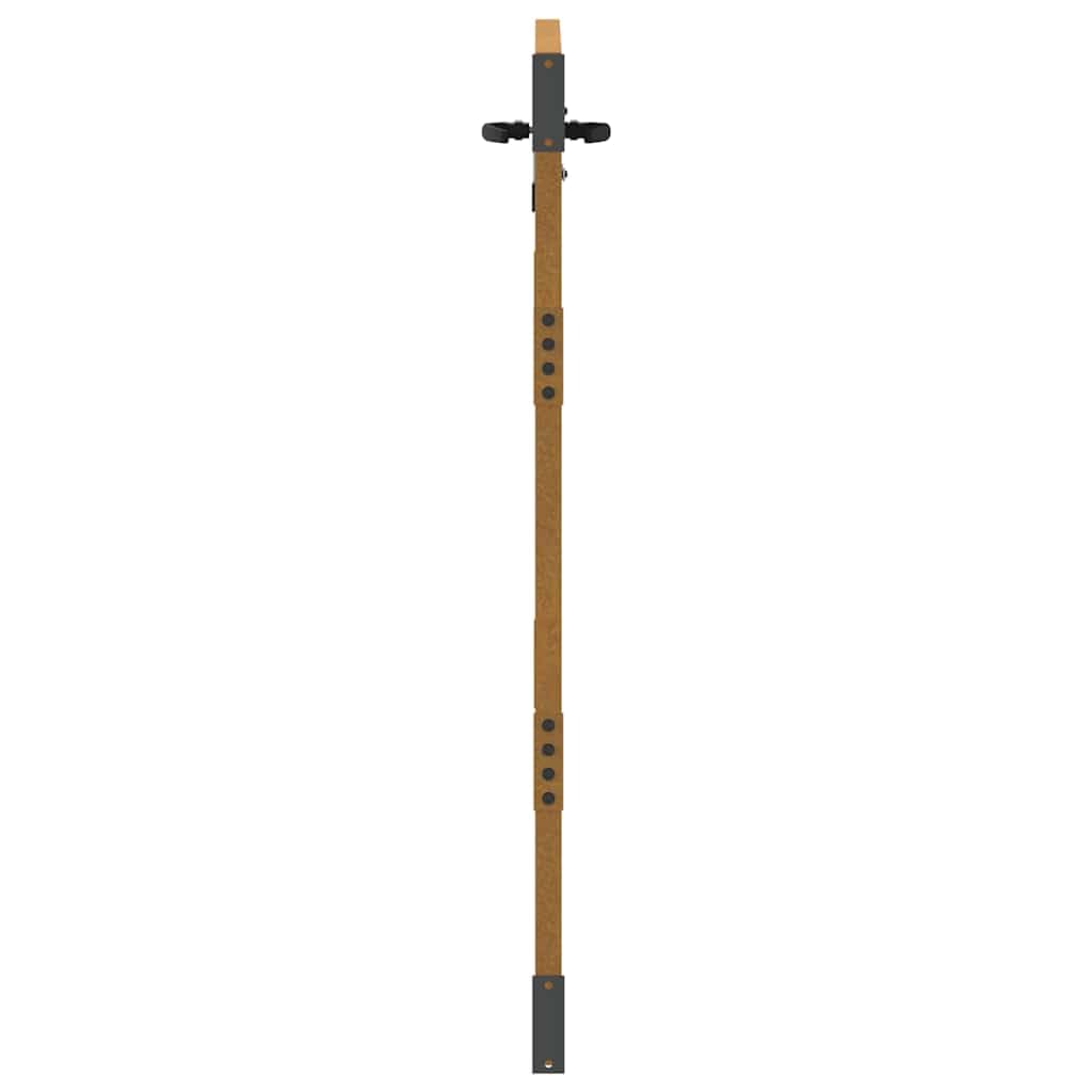 vidaXL Portail de jardin 85x125 cm acier corten conception de l'arbre