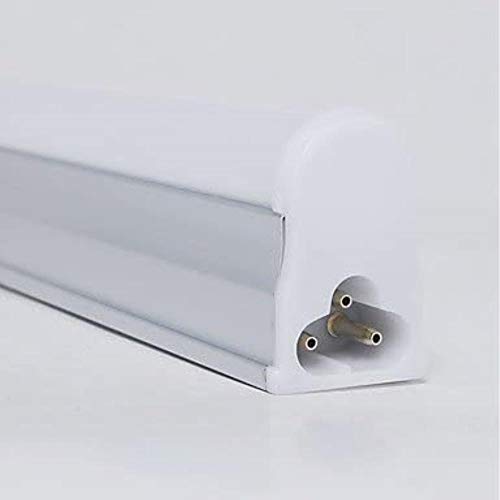 Réglette LED T5 avec support intégré en blanc chaud pour éclairage économe