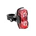 Eioflia Rear Bike Light Bike Tail Light Road Cycling Helmet LED Safe Warning Lamp (No Battery),Bike Accessory