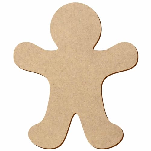 Pan de jengibre de tablero de fibra de densidad media (5-50 cm, paquete con: 1 unidad, altura: 43 cm de alto)