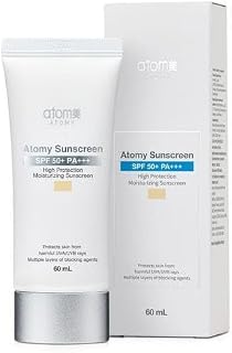 Atomy Sunscreen SPF 50+ PA+++, High Protection Moisturizing Sunscreen, UVA/UVB Protection, 60 mL Price In India