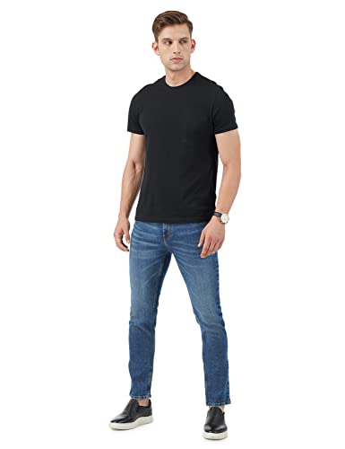 Image of INKD Men's Stretchable Regular Fit Contrast Stitch Jeans