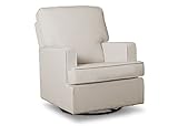 Delta Children Henry Nursery Glider Swivel Rocker Chair, Cream
