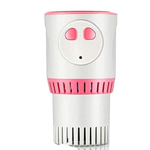 Tasse für Kühlung, schnelle Erwärmung, Mini-Eiskühlschrank, tragbarer Kühlschrank, für den Hausgebrauch, Rosa