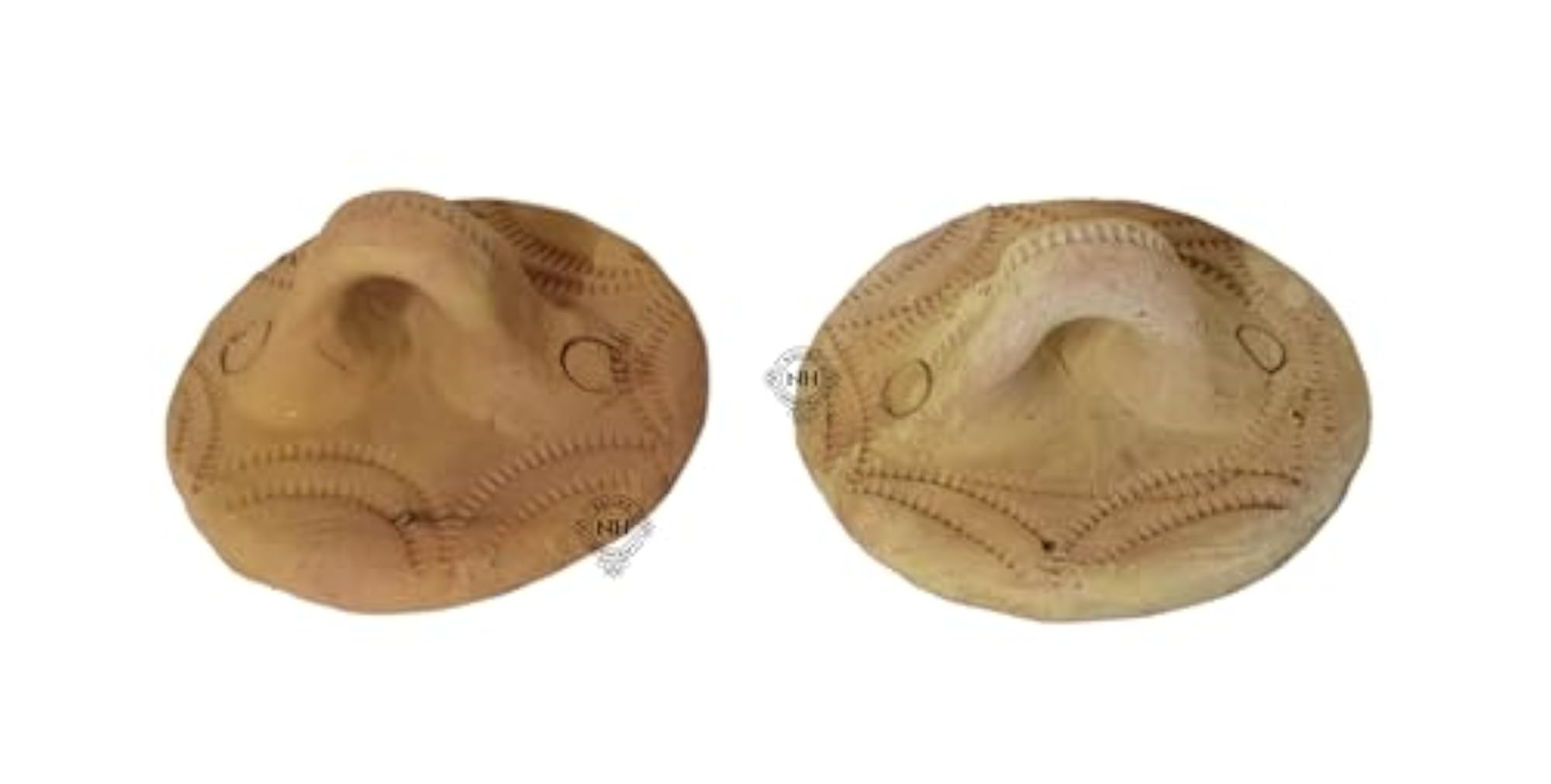 Pack of 2 Clay Body & Foot Scrub Pumice Stone