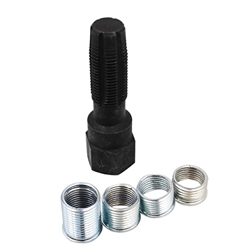 Zündkerzengewinde-Reparaturset M12/M14 - 10 Einsätze + Gewindebohrer Edelstahl