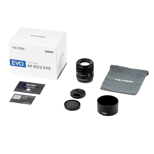 Image of VILTROX 85mm F2 EVO FE Lens, AF 85mm f /2 FE for Sony E-Mount, Full Frame Portrait Lens for Sony FE a7iv a7c ii a7rv a9ii zve1 fx3 zv-e10 ii a6700 a6600