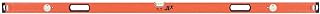 Johnson Level & Tool 5700-7200 Heavy Duty Aluminum Box Level, 72", Orange, 1 Level
