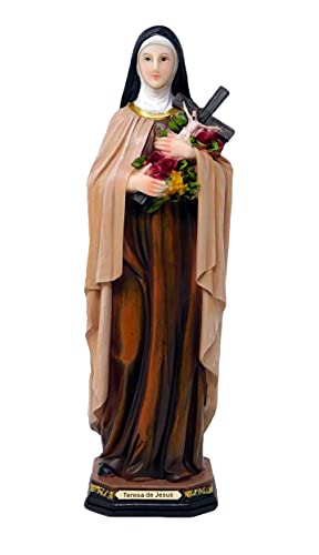 Estatua de Resina de Teresa de Jesús 12 pulgadas