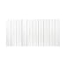 Decowood - Tête de lit pour Chambre à Coucher, Lames Verticales Droites, Bois de Pin Blanc Décapé - 200x80cm