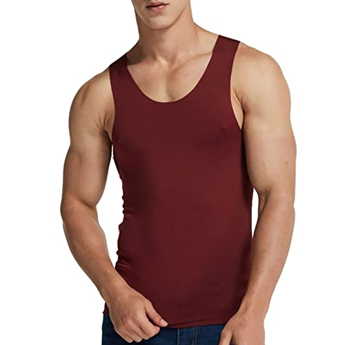 Colete masculino de seda gelo, fitness, ombro estreito, corrida, esportes, sem costura, secagem rápi