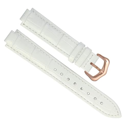 Bracelet de montre en cuir véritable pour Ballon Bleu style chic et luxe 20mm bleu