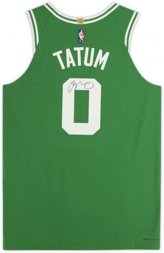 Framed Jayson Tatum Boston Celtics Autographed Nike Authentic Jersey - Autographed NBA Jerseys