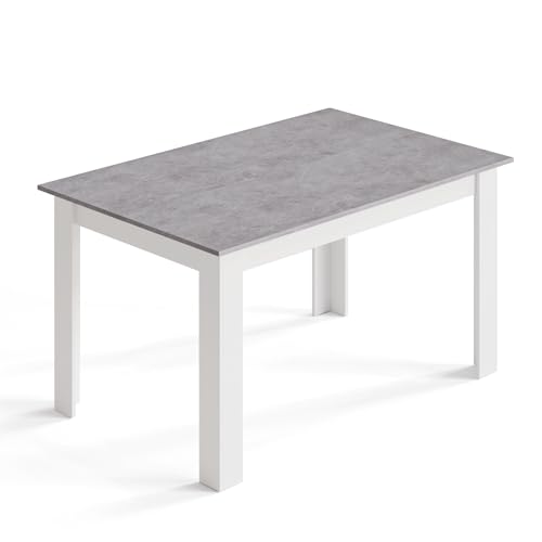 Image of Mondeer Dining Table, Kitchen Table for 4-6 People, 138W x 90D x 75H cm