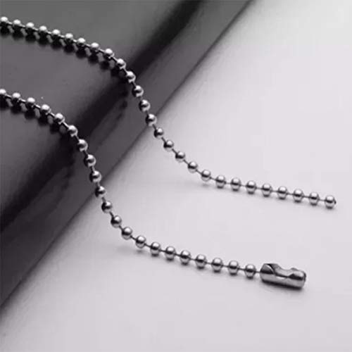 Corrente De Bolinhas 10m X 1,5mm + 100 Fechos Níquel - 3708