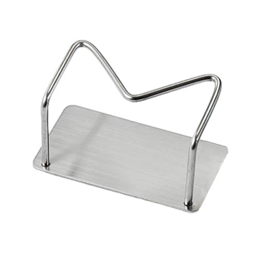 Porta di spugna adesiva - supporto per scrubber in acciaio inossidabile, forte deposito da cucina | Pianto di organizzatore di piatti, accessorio per lavello resistente per strumenti di lavaggio, desi