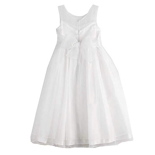 Bonnie Jean Iris & Ivy Girls 6-14 White with Rhinestone Communion Wedding Dress2