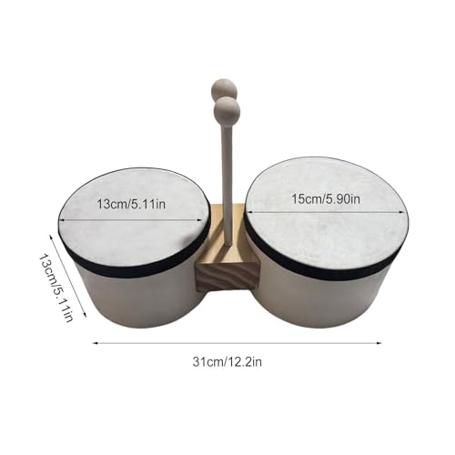 Bongos para niños de percusión: tambor infantil educativo para aprender ritmo y música 6
