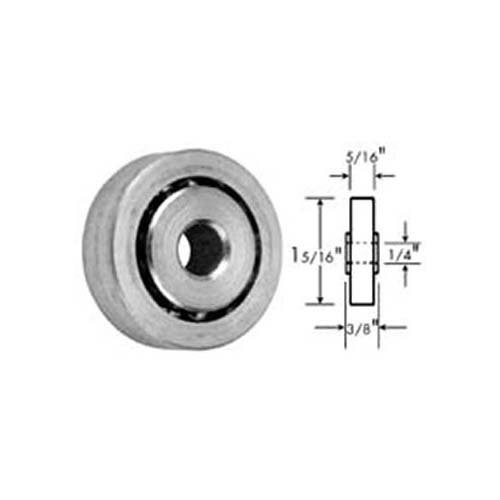 TRAULSEN Stainless Steel Roller Roller is Countersunk for 1/4 Flat Head Machine Screw 41808-1