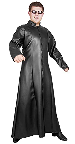 Charades mens Neon Ex Machina Jacket Costume Outerwear, Black, X-Large US